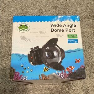Underwater Wide Angle Dome Port - Black